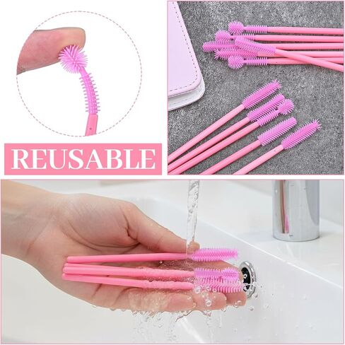 40Pcs Sewing Machine Cleaning Kit, Silicone Small Brushes for Cleaning Small Parts Mini Scrub Brush for Tight Spaces, Ideal for Sewing Machine & Humidifier Crevice Reusable Nook & Cranny Brushes, Pink in Saudi Arabia