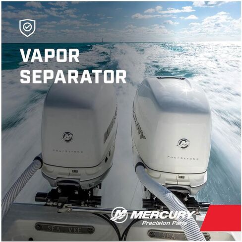 ميركوري 8M0122424 فلتر الوقود البديل على اللوحة لميركوري 135-200hp L4 Verado، L6 200‑300hp Verado، و1.5L و3.0L DFI Outboards in Kuwait