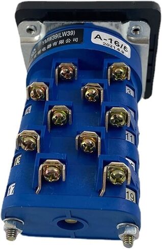 Rotary Cam Switch 16A 690V 3 Position 1-8 Poles Control Dual Power Changeover Interruptor Silver LW39A-16 Series(6P) in Saudi Arabia