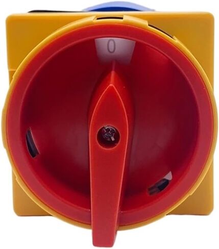 LW26GS-63A Isolator Changeover Rotary Cam Switch Power Cut-Off Knob Padlock Master Control Circuit Off-ON LW28 YMW26(3P 12Terminals) in Saudi Arabia