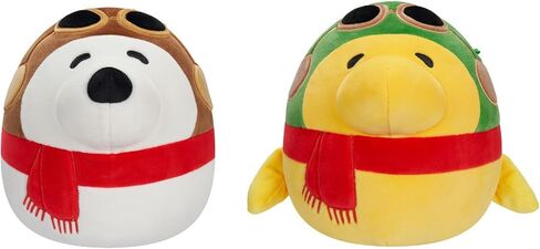 Squishmallow Original Peanuts 8in Snoopy & Woodstock BBQ Americana - لعبة Jazwares الرسمية القطيفة (صغيرة) in Kuwait
