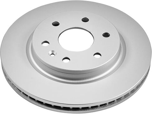 Power Stop AR8696EVC دوار الفرامل المطلي بالهندسة الأمامية لـ Buick Enclave 2008-2017، Chevy Traverse 2009-2017، GMC Acadia 2007-2016، GMC Acadia Limited 2017، Saturn Outlook 2007-2010 [نموذج محدد] in Kuwait