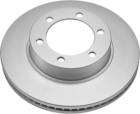 Power Stop JBR935EVC front Evolution دوار الفرامل الأصلي المطلي Geomet® لسيارة Toyota Sequoia 2001-2007، Toyota Tundra 2000-2006 [نموذج محدد] in Kuwait