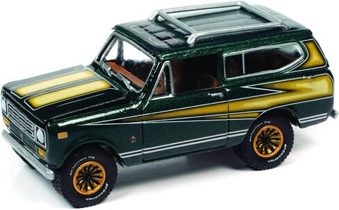 1979 International Scout II Midas Edition Emerald Green Met w/Graphics Classic Gold Collection Ltd Ed 1/64 Diecast Johnny Lightning JLSP223 A in Kuwait