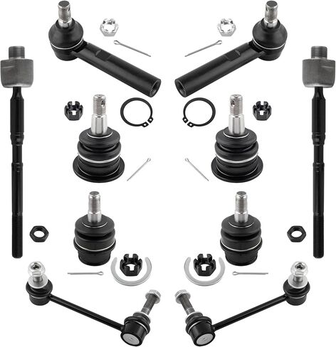 BOXI (مجموعة من 10) طقم تعليق أمامي مناسب لسيارة Toyota 4Runner 2003-2009 / لسيارة Toyota FJ Cruiser 2007 2008 2009 / لسيارة Lexus GX470 2003-2009 / K500017 K500018 K90677 K90683 ES80378 EV80379 in Kuwait