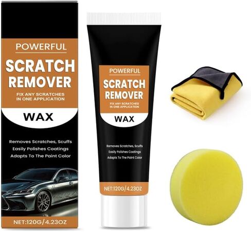 2026 New Scratch Remover for Vehicles - Car Scratch Repair Paste Car Scratch Remover Kit, Car Scratch Remover Kit with Wipe Sponge for Car Vehicles Deep Scratches in Saudi Arabia