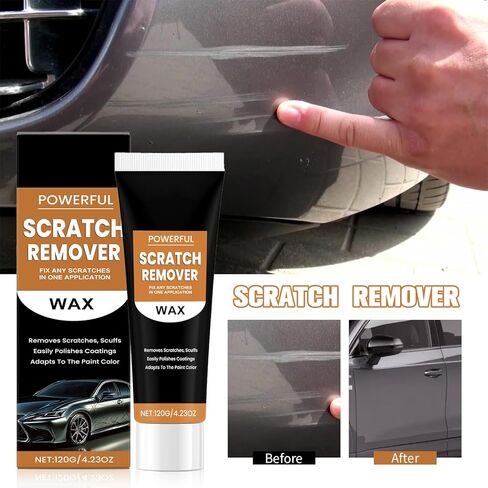 2026 New Scratch Remover for Vehicles - Car Scratch Repair Paste Car Scratch Remover Kit, Car Scratch Remover Kit with Wipe Sponge for Car Vehicles Deep Scratches in Saudi Arabia