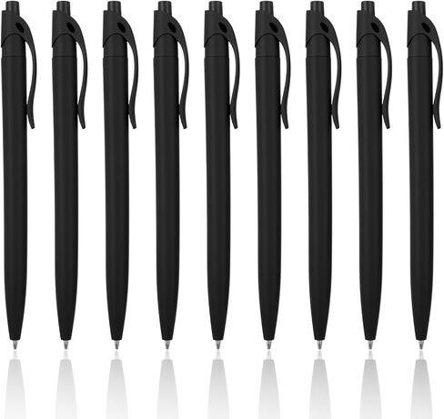 200pack Retractable Black Click Pens Bulk Medium Point Ballpoint Pens, 1.0mm Smooth Black Ink Pen Bulk for Journaling School Office Supplies in Saudi Arabia