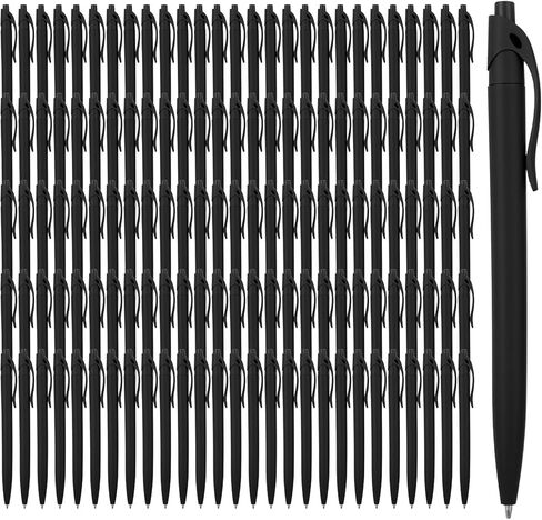 200pack Retractable Black Click Pens Bulk Medium Point Ballpoint Pens, 1.0mm Smooth Black Ink Pen Bulk for Journaling School Office Supplies in Saudi Arabia
