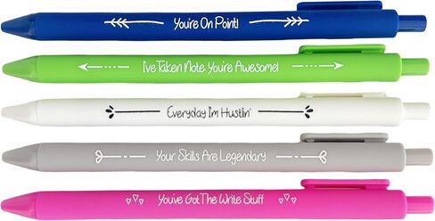 Funny Crime Ballpoint Pen Set, with Hilarious Lawyer & Criminal Sayings, Perfect Office Gag Gifts for Attorneys, Law Students & True Crime Fans, Gag Gifts (Criminal pens) in Saudi Arabia