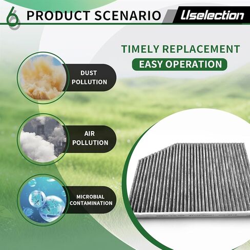 Cabin Air Filter for BMW X3 (2018-2024), X4 330i Z4 (2019-2025),i4 230i (2022-2025),M340i M440i 430i M3 M4 (2021-2025), 330e(2021-2024), IX3 (2021-2022), GR Supra, Replaces for 64119382885 CAF15031C in Saudi Arabia