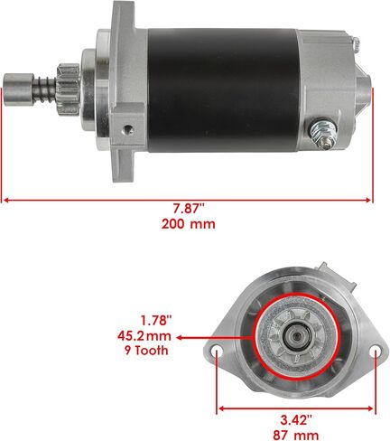 Caltric Starter Compatible With Mercury Outboard 15 15Hp 20 20Hp 4-Stroke 2009 2010 2011 2012-2014 in Kuwait