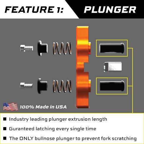 Tamer MX HH-3601 Double Button Motocross Holeshot Device – Fits GasGas, Husqvarna, and KTM - Orange Launch Control System with WDS 2.0 Ring – Dirt Bike Start Device – Made in USA in Saudi Arabia