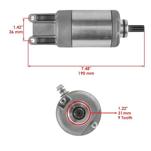 Caltric Starter & Relay Solenoid Compatible with Suzuki Lt-A450X Lta450X Kingquad 450 Axi 2007-2010 in Kuwait