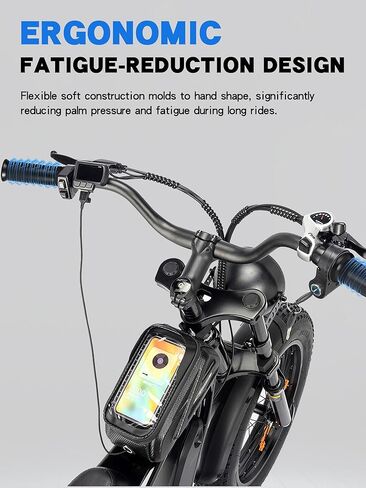 Ebike Full Twist Throttle Grip with 2 Keys Compatible Fit for Ridstar Q20/Q20 Pro Lite E-Bike, Electric Bike Throttle Smooth Acceleration Control Easy Installation in Kuwait