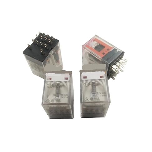 10pcs/lot Relay MY4-GS 100/110VAC 110/120VAC Intermediate Relay 14pins(MY4-GS 110-120VAC) in Kuwait