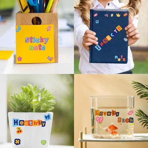 2000+ pcs Magazine Letter Stickers Vintage Scrapbook Letters Stickers, Small Ransom Alphabet Sticker for Junk Journal Scrapbooking Supplies Journaling Laptop Water Bottle DIY Crafts Gift in Saudi Arabia