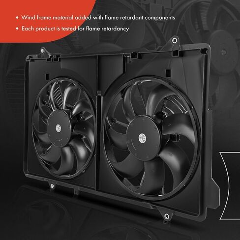 A-Premium Engine Radiator Cooling Fan Assembly Compatible with Select Mazda Models - CX-5 CX5 2017-2025, 2.5L in Kuwait