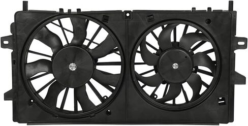 621-430 Radiator Cooling Fan Assembly for 2008-2009 for Buick Allure Lacrosse,2006-2013 for Chevry Impala,2005-2008 for Pontiac Grand Prix,Replace# 674-00942 GM3115188 in Kuwait