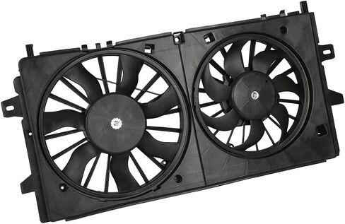 621-430 Radiator Cooling Fan Assembly for 2008-2009 for Buick Allure Lacrosse,2006-2013 for Chevry Impala,2005-2008 for Pontiac Grand Prix,Replace# 674-00942 GM3115188 in Kuwait