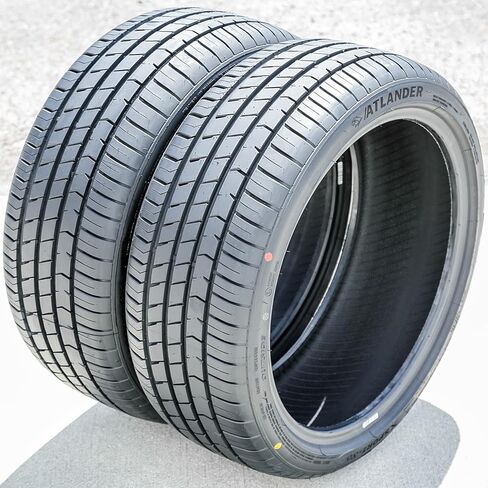 Set of 4 (FOUR) Atlander Xsport-86 Summer Passenger Car High Performance Radial Tires-205/45R16 205/45ZR16 205/45/16 205/45-16 87W Load Range XL 4-Ply BSW Black Side Wall UTQG 420AA in Saudi Arabia