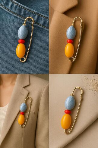 Safety Pins Brooches and Pins for Women,Clothes Pins in Saudi Arabia