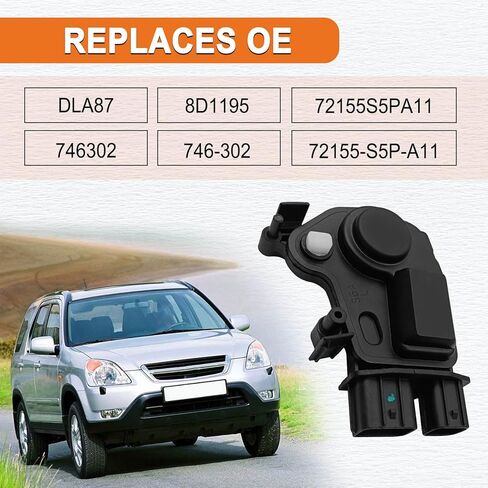 72155-S5P-A11 Front Left Driver Side Door Lock Actuator Motor Compatible with Honda Civic 2001-2005, Accord 2003-2007, Pilot 2003-2008, Odyssey 2005-2010, CR-V 2002-2006, RSX 2002-2006 (1 pcs) in Kuwait