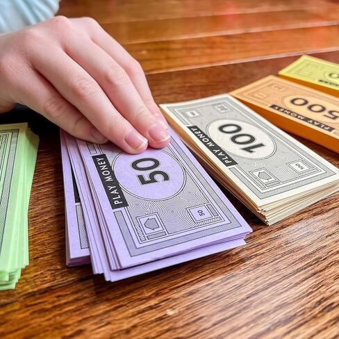 Zadin Play Money Compatible for Monopoly Board Game - 480pcs of 60 Each Bill Denomination, Double Sides Printing Paper Money for Pretend Play Cashier, Prop Money, Fake Money in Saudi Arabia