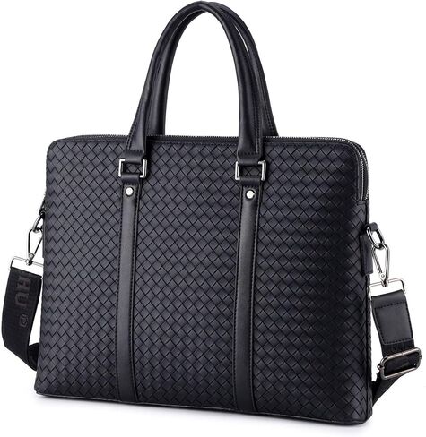 laptop bag Laptop Bag Business Briefcase Gifts For Men Women Messenger Shoulder Bag With Strap 2-layered in Kuwait