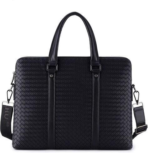 laptop bag Laptop Bag Business Briefcase Gifts For Men Women Messenger Shoulder Bag With Strap 2-layered in Kuwait