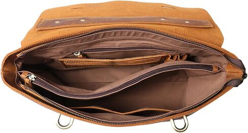 laptop bag Messenger Bag For Men Vintage Leather Laptop Briefcase Large Computer Laptop Bag For Office in Kuwait