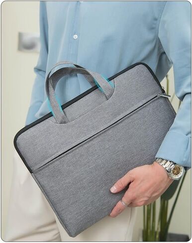 laptop bag 16-Inch Laptop Bag Scratch Resistant Fabric Dual Sturdy Handles, Compatible with 15.6 Inch Laptops in Kuwait