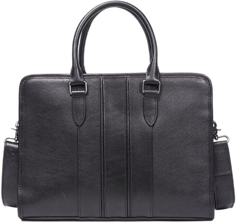laptop bag Leather Laptop Bag For Men 14 Inch Briefcase Waterproof Computer Handbags Shoulder Crossbody in Kuwait