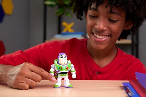 Buzz Lightyear, Toy Story Click Figs Action Toy with Pop-Up Move by Pixar in Kuwait