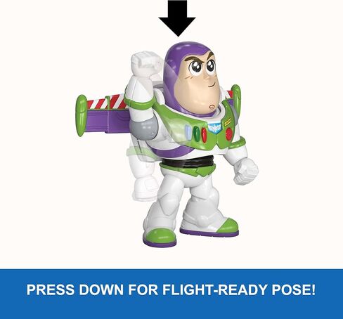 Buzz Lightyear, Toy Story Click Figs Action Toy with Pop-Up Move by Pixar in Kuwait