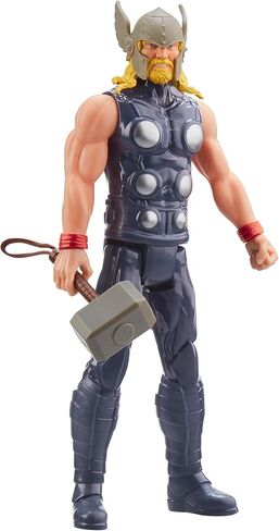 Marvel Avengers Titan Hero Series - 12" Thor Action Figure for Superheroes Role Play, Toys Avengers Action Heroes, Boys and Girls Ages 4 and Up in Kuwait