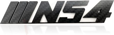 N54 Carbon Fiber Trunk Lid Emblem Logo Badge Compatible with BMW E92 E90 E93 335i 135i 535i 3 Series (Dry Matte Carbon Fiber), 646 in Saudi Arabia