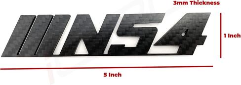 N54 Carbon Fiber Trunk Lid Emblem Logo Badge Compatible with BMW E92 E90 E93 335i 135i 535i 3 Series (Dry Matte Carbon Fiber), 646 in Saudi Arabia
