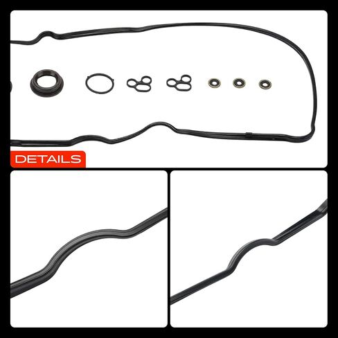 A-Premium 2.5L 2.7L Engine Valve Cover Gasket Set Compatible with Toyota, Lexus, Scion - 2009-2020 - Camry, Highlander, RAV4, Sienna, Venza, Avalon, ES300h in Kuwait