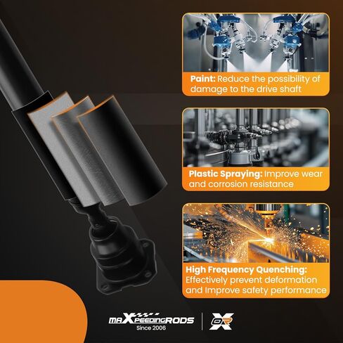 مجموعة عمود الدفع الخلفي maxpeedingrods 91.339 بوصة من أجل Ford Flex 2009-2018 & Lincoln MKT 2010-2018، استبدال ناقل الحركة الأوتوماتيكي AWD # 8A8Z4R602A، 936-848 in Kuwait