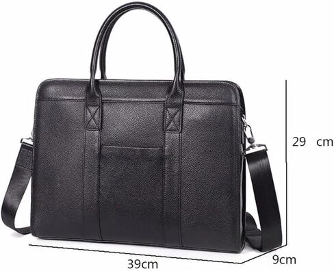 laptop bag Leather Laptop Briefcase For Men Waterproof Travel Messenger Duffle Bags Handbags Messenger Shoulder Bags in Kuwait