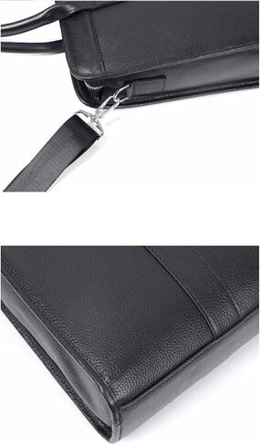 laptop bag Leather Laptop Briefcase For Men Waterproof Travel Messenger Duffle Bags Handbags Messenger Shoulder Bags in Kuwait