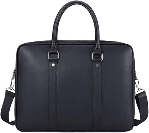 laptop bag Business Bag Leather Briefcase Shoulder Laptop Business Bag For Men Laptop Bags 14-inch in Kuwait