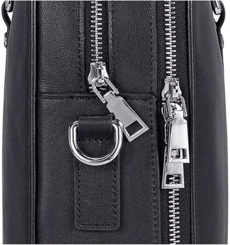 laptop bag Business Bag Leather Briefcase Shoulder Laptop Business Bag For Men Laptop Bags 14-inch in Kuwait