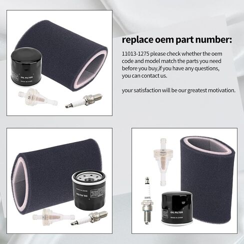 Air Filter & Oil Filter & Spark Plug Kit Compatible with Yamaha Grizzly Bruin Wolverine 350 450 2004-2014 Kodiak 400 450 2004-2006 YFM450FX YFM350 YFM450F YFM400F 2004-2014,5UH-E4451-10-00 in Kuwait
