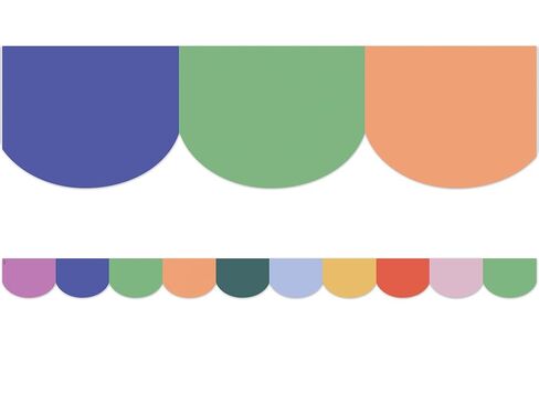 Teacher Created Resources Color Crush Scalloped Die-Cut Border Trim (TCR9370) in Saudi Arabia