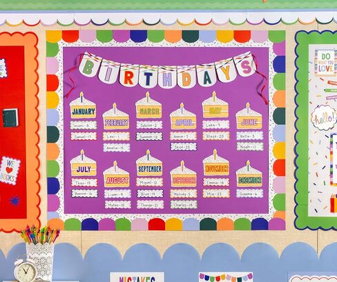 Teacher Created Resources Color Crush Scalloped Die-Cut Border Trim (TCR9370) in Saudi Arabia