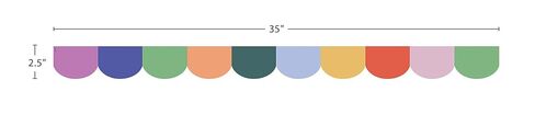 Teacher Created Resources Color Crush Scalloped Die-Cut Border Trim (TCR9370) in Saudi Arabia