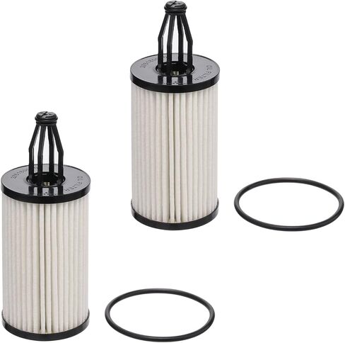2761800009 Premium Oil Filter Cartridge High-Efficiency Filtration Compatible with C/CLS/E/S/GL/GLE Series Vehicle Replaces 2761840025 CH11060 OX814D A2761800009 (2PCS) in Kuwait