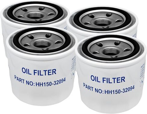 4 pcs HH150-32094 Oil Filter Replacement Compatible with Kubota BX2200D BX22D BX23D B2150 B2301 B2320 B2400 B1550 B1700 BX2660 BX2670 B20 B21 B26B2301 B2320 B2400 B2410Tractors in Saudi Arabia